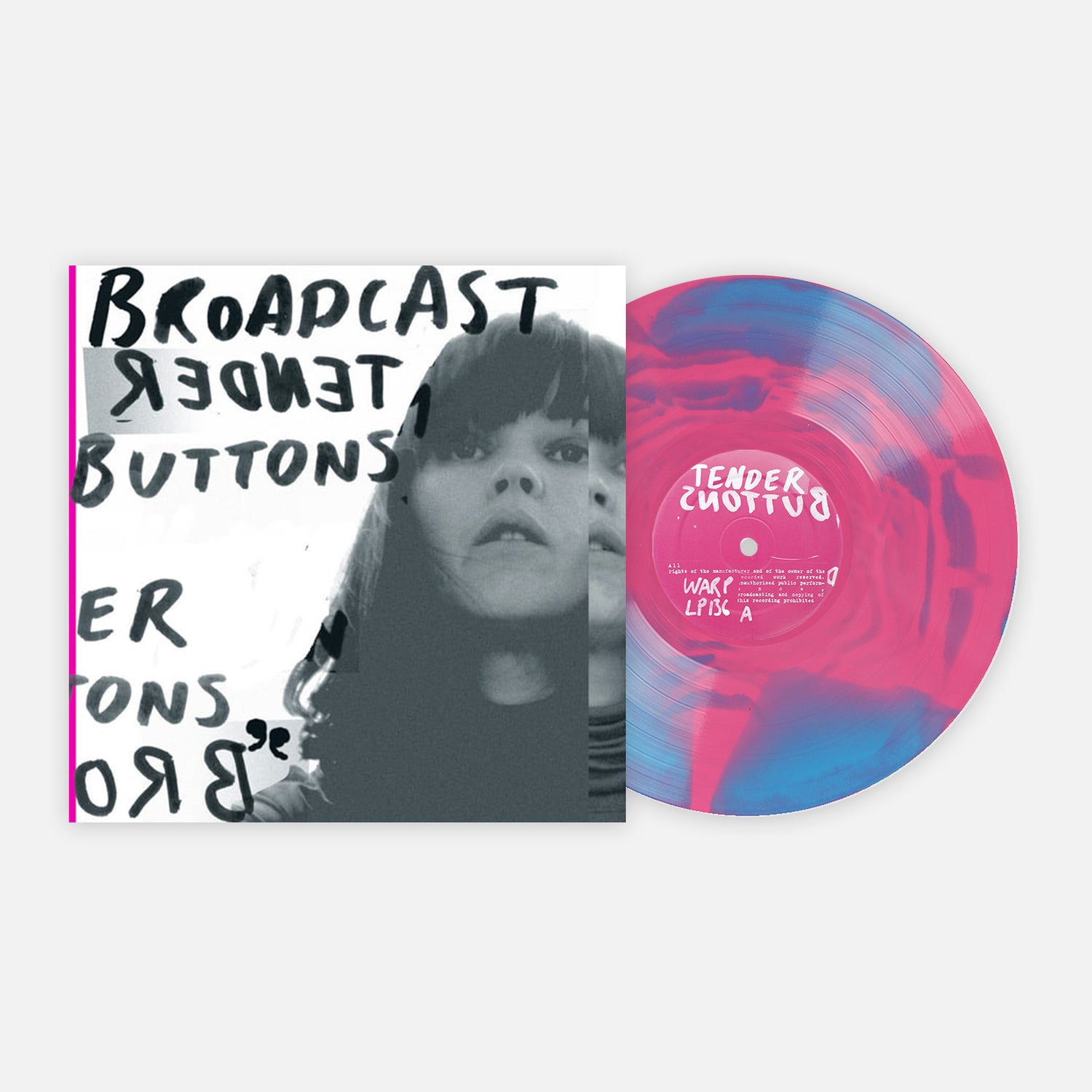 Broadcast - Tender Buttons - VMP Exclusive on Magenta & Cyan Color vinyl