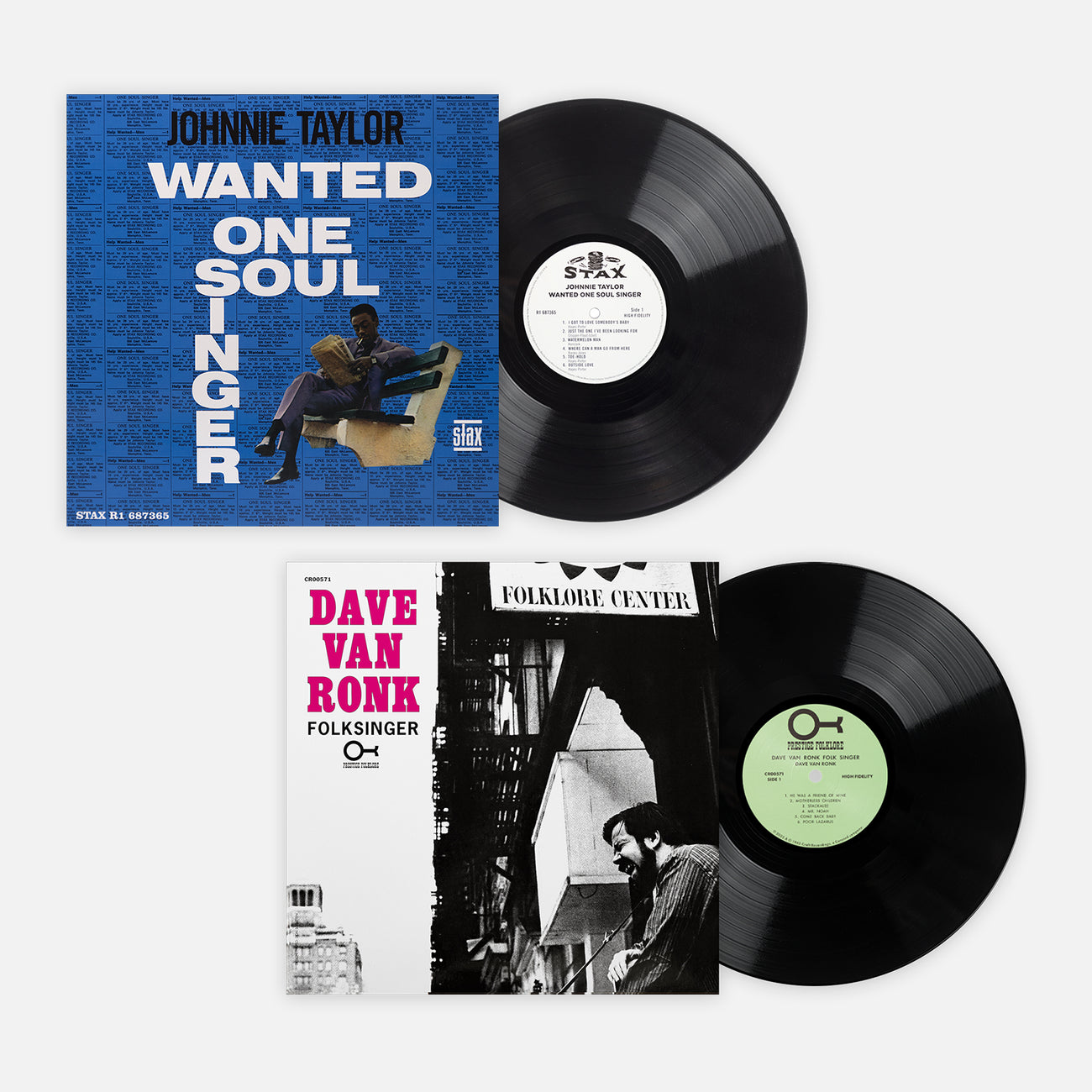 Wanted: One Folksinger (Johnnie Taylor and Dave Van Ronk Bundle)