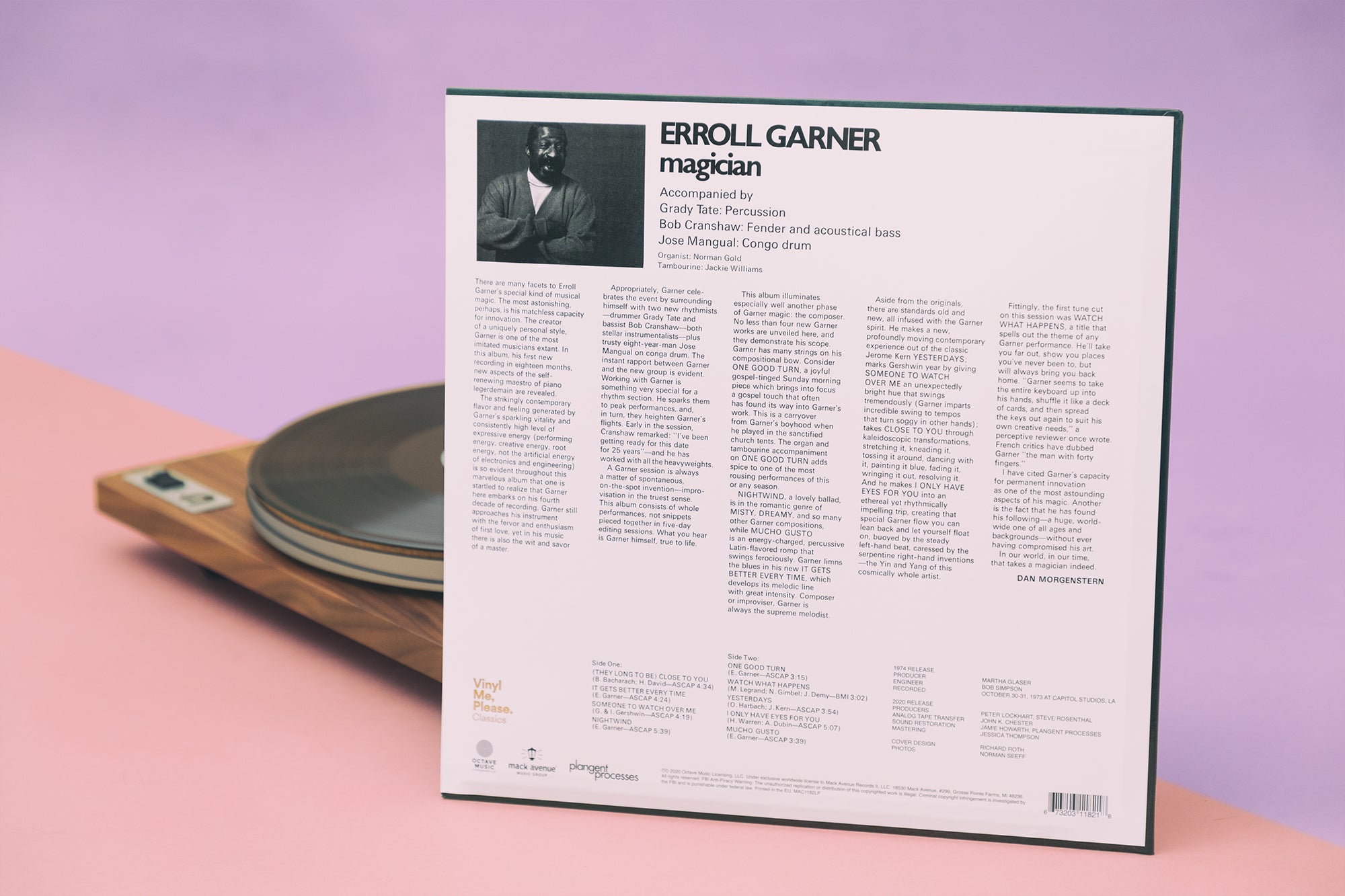 ERROL GARNER PLAYS - RECORD ALBUM LP 33 RPM - RONDOLETTE RECORDS