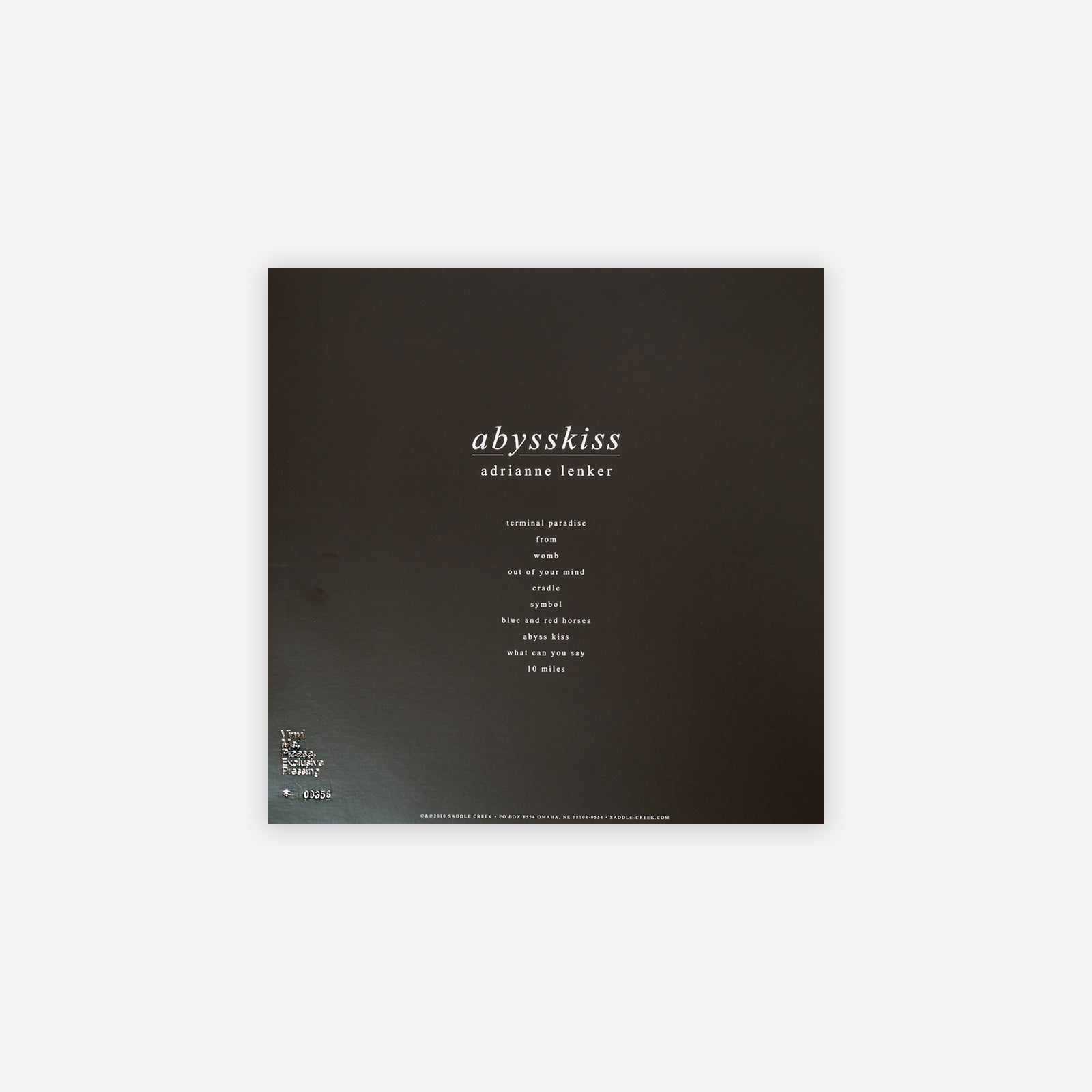 Adrianne Lenker 'abysskiss' - Vinyl Me, Please